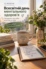 Ментальне здоров’я: не про те, щоб завжди бути сильними (До Всесвітнього дня ментального здоров’я 10 жовтня)